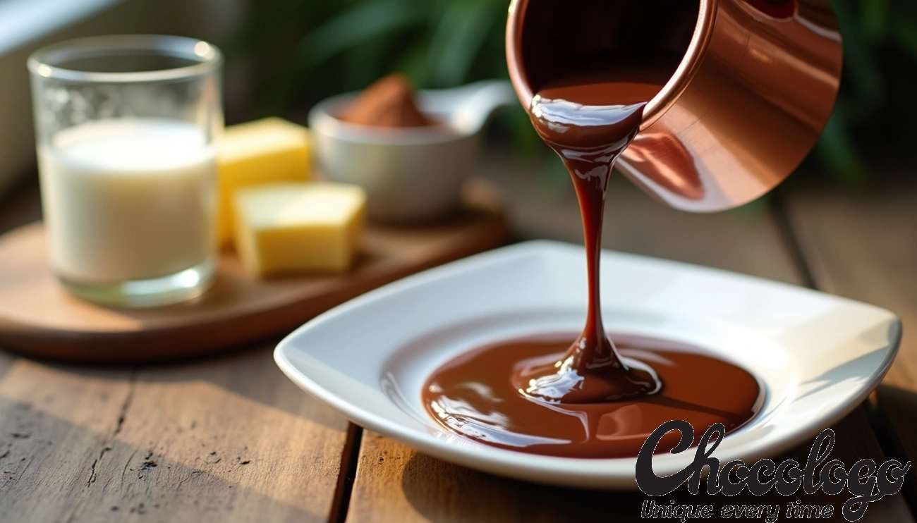 طرز تهیه سس شکلات خانگی | اسرار قنادان حرفه‌ای که هرگز نمی‌دانستید